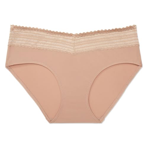 Image of Warner's womens No Pinching No Problems Dig-free Comfort Waist With Lace Microfiber Hipster 5609j