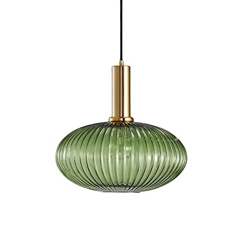 Lustre industriel grand diamètre avec support en laiton poli pour grand îlot de cuisine