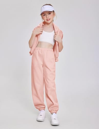 Image of Arshinet Girls 2 Piece Outfits Hoodie Sweatsuit Sets Oversized Sweatshirt and Baggy Fall Fashion Sweatpant with Pockets