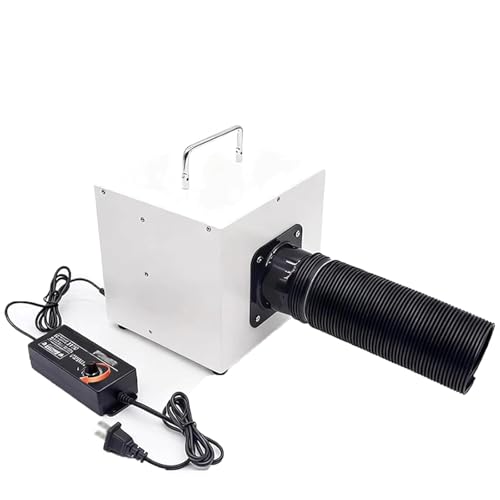 Aspiradora colectora de polvo de 120 W, velocidad ajustable, filtro extraíble, tubo telescópico para moler, pulir, trabajar la madera y tallar