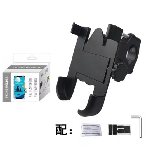 Image of Universal Bike Handlebar Phone Mount - Secure Motorcycle Mobile Holder 360 Rotating Bike Mobile Holder C1 Bike Mobile Stand Secure & Convenient Phone to Any Angle