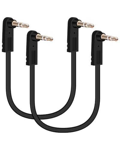 Cable de audio 3.5mm a 3.5mm 0.5ft 2 unidades miniatura 1