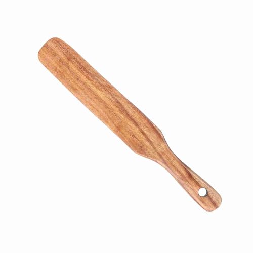 Espátula de crema de teca, espátula de cocina de madera antiadherente para utensilios de cocina doméstica