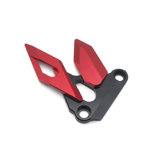 Protection étrier de frein avant CNC Yamaha NMAX 155 en aluminium anodisé rouge premium
