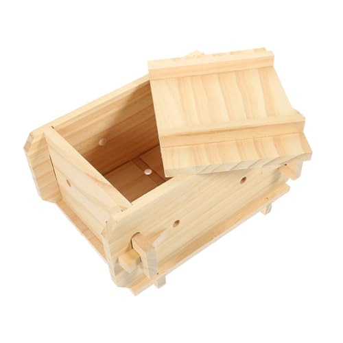Cabilock Molde de Tofu de Madera El Tofu Extra Firme Tofu Sedoso Tofu Firme Fabricante de Fideos Soja moldes de Tofu Bricolaje Molde de Prensa de Tofu Artículos para el hogar Tofu casero
