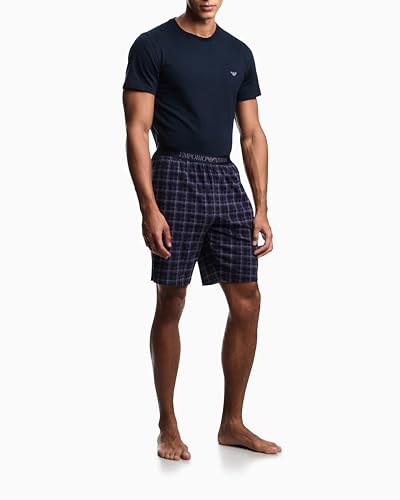 Emporio Armani Men's Pattern Mix Pajama Short and Tee Set2