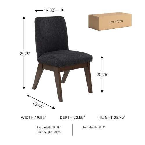 zola mid-century design dining chair product info and