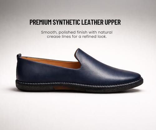 Image of Kraasa Men's Jutis Ethnic Casuals, Slip-on Closure, Stylish Loafers | Perfect for Formal Wear, Business and Parties