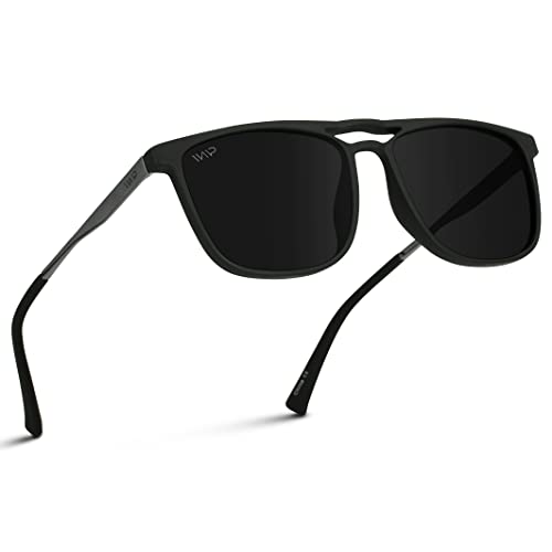 WearMe Pro Premium Polarized Double Bar Sunglasses for Men and Women UVA and UVB