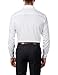Calvin Klein Men's Regular Fit Non Iron Herringbone Spread Collar Dress Shirt, White, 17