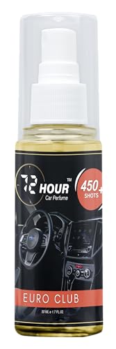 Image of 72hour Euro Club Car Perfume 50ml - Long Lasting Premium Fragrance - Multipurpose Air Freshener for Car, Home & Office - Miski Fragrance