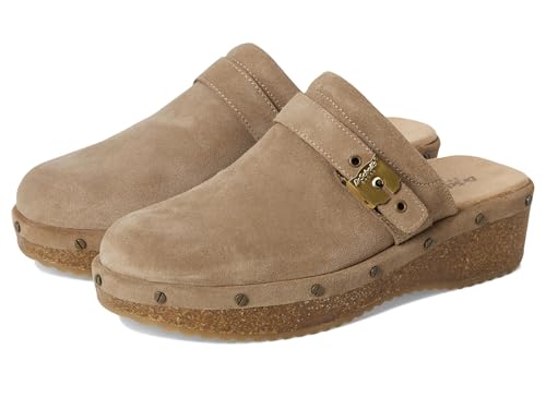 Dr. Scholl's Women's Original Flex Clog Mule/Clog Shoes, Taupe, 9 Medium