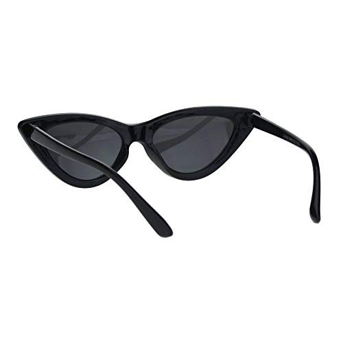 SA106 Little Girls Kids Size Mod Plastic Cat Eye Minimal Chic Retro Sunglasses4