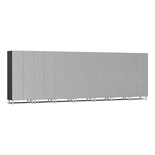 Ulti-MATE UG22670S 7-Piece Tall Garage Cabinet Kit in Stardust Silver Metallic
