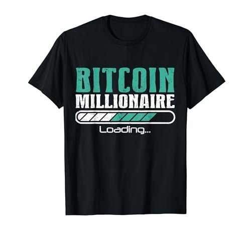 Bitcoin Millionaire Funny Bitcoin Crypto Cryptocurrency Camiseta