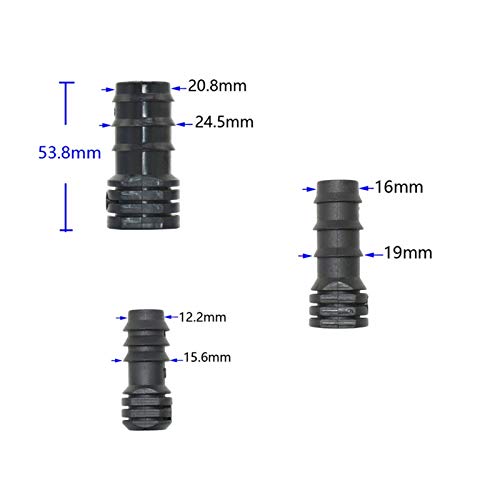 Tuyau de jardin rapide Connect 16mm coude et té PE