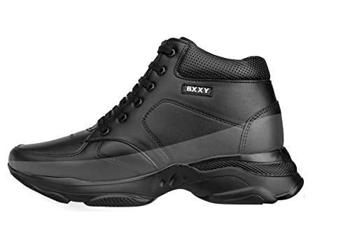 Image of BXXY Men's 3 Inch Hidden Height Increasing Casual Sneaker Laceup and Light Weight Outdoor Boot.