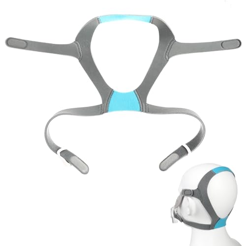 CPAP Masken Kopfbedeckungsbänder Verstellbares N20-Kopfbband für Schlafmaske CPAP Kopfbedeckung Ersatzriemen kompatibel mit ResMed Airfit/ResMed AirTouch N20