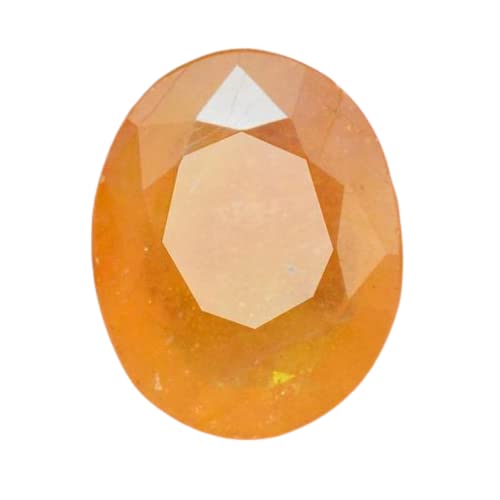 Saphir jaune de Ceylan pierre naturelle Pukhraj 8,60 cts pour bijou personnalisé