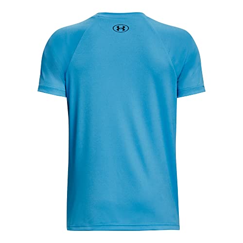 Image of Under Armour Boys' Tech Hybrid Printed Fill Short-Sleeve T-Shirt