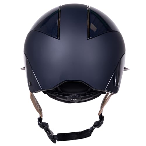 Casco de equitación QHP Miami azul oscuro para evitar impactos en caídas 2