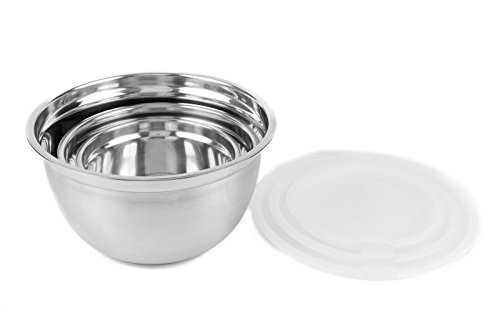 Set de 3 Tazones de Acero Inoxidable con Tapa miniatura 4