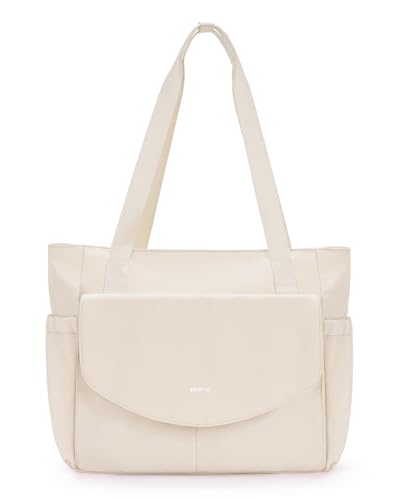 Image of ECOHUB Tote Bag for Women Work Tote Bag with Laptop Compartments Lightweight Shoulder Bag Handbag for Travel College Teacher