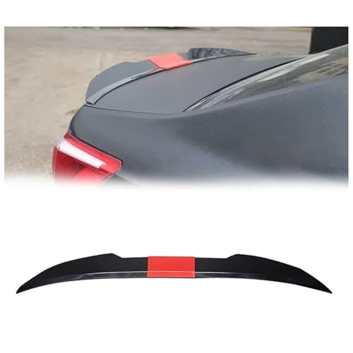 Becquet de Toit Arrière de Voiture pour VW Touran 2003-2012, Becquet de Hayon/Coffre en ABS, Aspect Noir Brillant/Fibre de Carbone,B