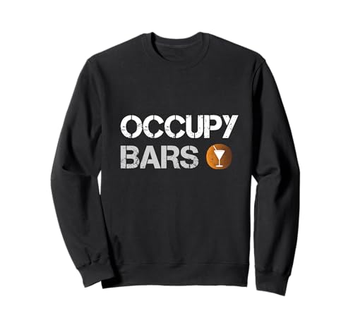 Occupy Bars Parodia divertente della scienza Occupy Mars Felpa