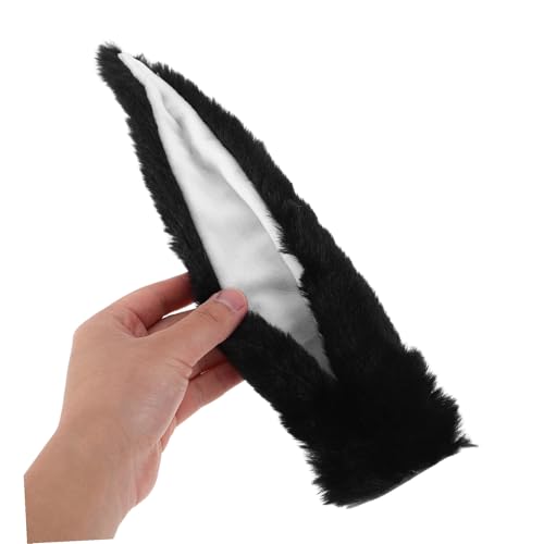 Orejas de Conejo para Casco Moto Decoración de Peluche para Casco Bicicleta y Esquí 4