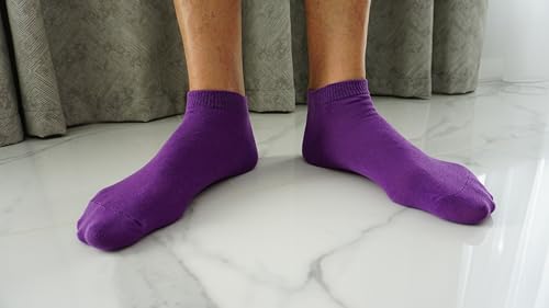 Image of RONDO Ankle Socks Unisex Thin Cotton Athletic Socks for Men for Women Running Socks Breathable Dry Fit Low Cut Golf Socks