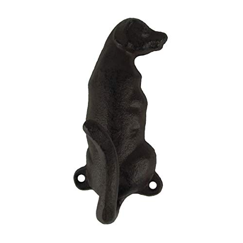 TG,LLC Treasure Gurus Metal Wall Mount Dog Hook Key Hanger Keyring Collar Leash Holder Rustic Pet Decor