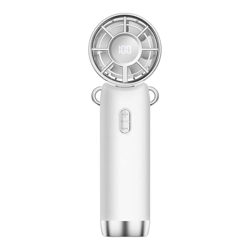 Compact and Lightweight: Designed to fit in your palm pocket or travel bag this fan is ultra-light and easy to carry making it a perfect companion for outdoor concerts camping hiking or everyday errands in warm weather