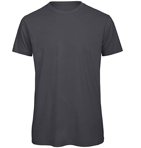 B&C Mens Organic Inspire Tee - Dark Grey - M