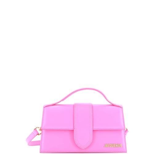 Jacquemus, Pre-Loved Le Grand Bambino Flap Bag Leather, Pink