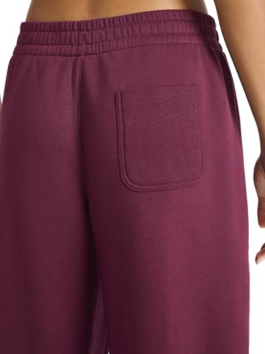 Reebok Women’s Barrel Pant, Standard Fit, 28” Inseam, Midweight Cotton-Poly Fabric, Black Cherry, Small - image 6
