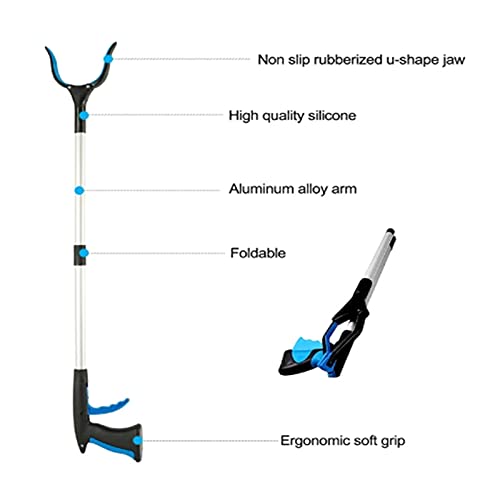 Pince d'extension pliable de ramassage de litière et ordures