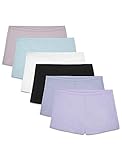 Fruit of the Loom Ladies' 6 Pack Cotton Shortie-6, Assorted
