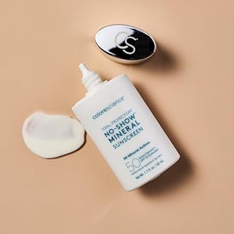 Colorescience Total Protection™ No-Show™ Mineral Sunscreen SPF 50, 100% Invisible all-mineral sunscreen for all skin tones & types