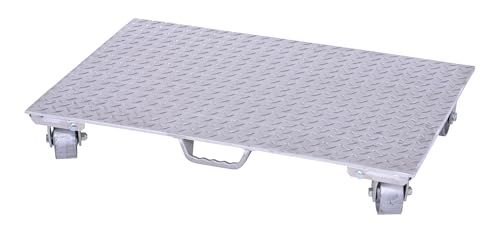 Dolly de placa de aluminio Vestil PDA-2436-C-S-H 36x24x6 pulg. 2800 lb capacidad