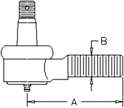 All States Tie Rod End - Power Steering Cylinder fits Kubota M4900 M5700 M6800 M5400 M4700 M4800 M4900 3A011-62922