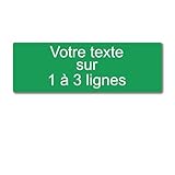 La plaque gravée est fabriquée dans nos ateliers en France lors de votre commande.