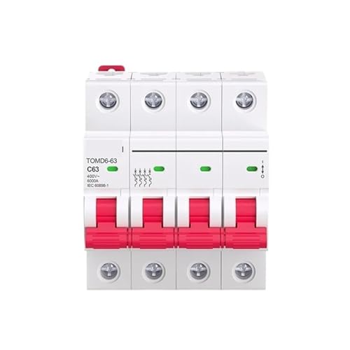 Disyuntor monofásico 220V de 2P y 16A para cuadro eléctrico residencial con poder de corte 6kA