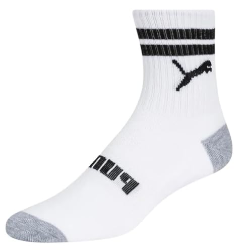Puma Boys Low Crew Socks, 10 pairs, Youth Size 4-9.53