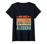 Photo Gallery donna funny quote retro communications equipment operator maglietta con collo a v Photo Gallery donna funny quote retro communications equipment operator maglietta con collo a v