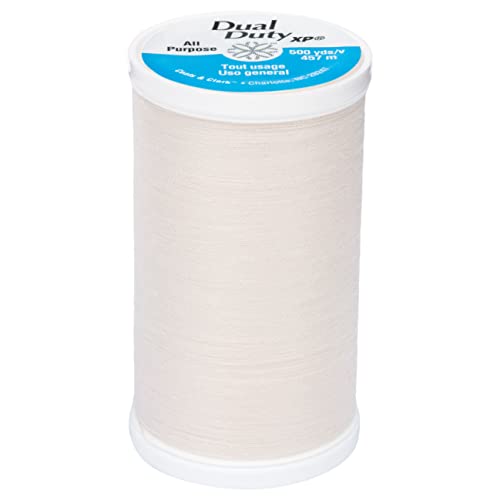 C&C Dual Duty Xp All Purpose Thread - 3 Pack Of 500Y/457.2M Thread - Natural #TOP1