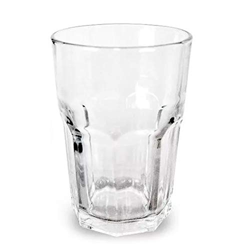 Copos 400 ML Vidro Grosso E Resistente 12 Unidades