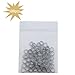 LeFeng 100 Pcs 2BA Dart Shaft Steel O-Rings, Stainless Steel Anti-Slip Rings for Soft & Steel Tip Darts, Durable Accessories for Precision & Stability