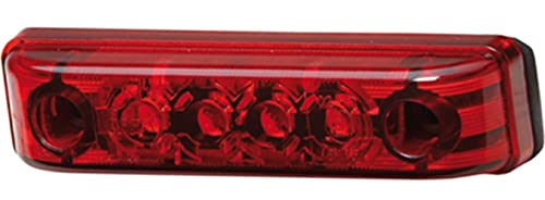 HELLA VALUEFIT 2TM 357 010-111 Schlussleuchte - LED - 24V - Anbau - Lichtscheibenfarbe: rot - Kabel: 150mm - Stecker: Flachsteckhülse - links/rechts - Menge: 1