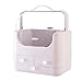 Produktbild Dsqcai Kosmetik Aufbewahrungsboxen Schublade Geteilte Mädchen Make-up Organisatoren Home Badezimmer Organisation Schmuck Toilettenartikel Container Platz sparen,Weiß